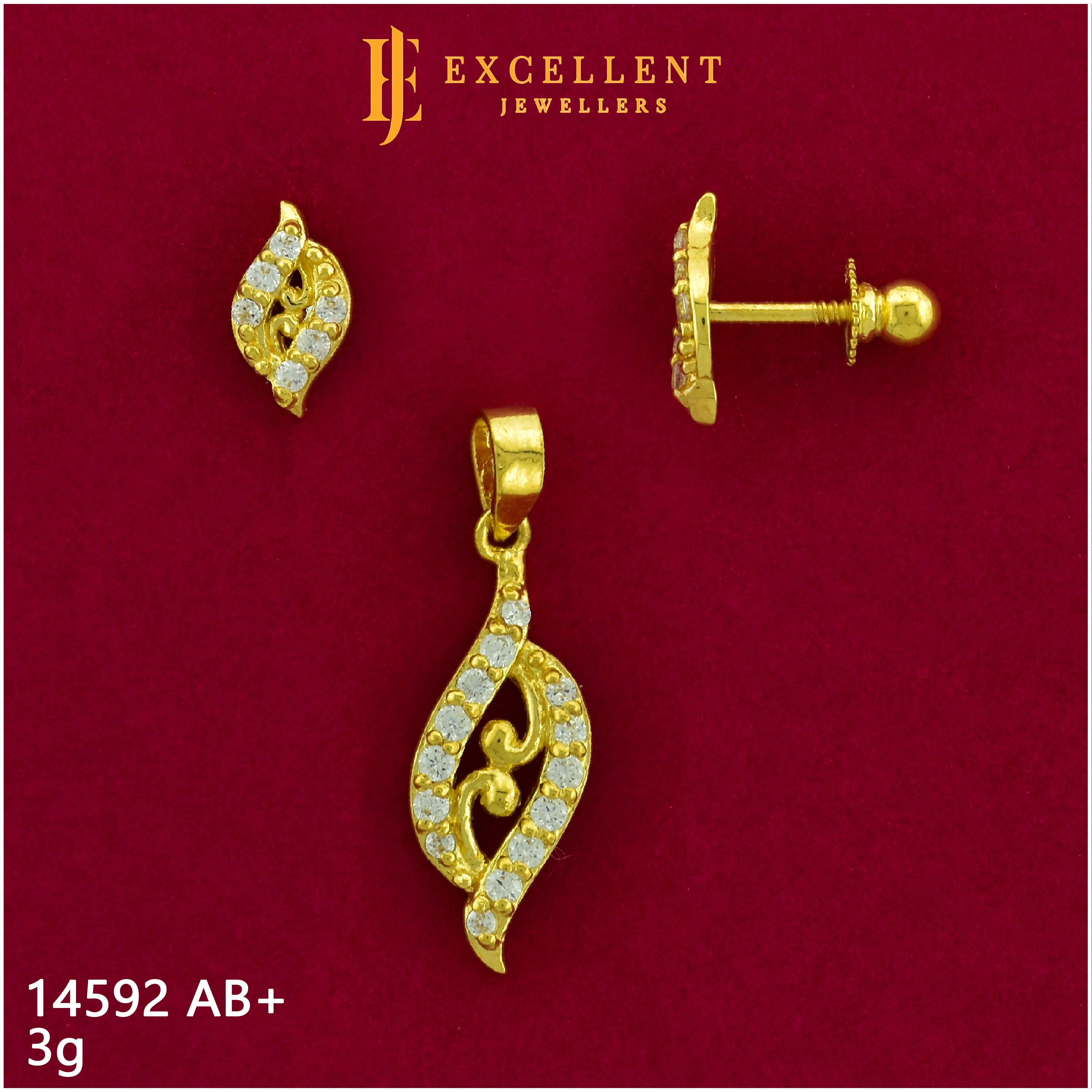 Pendant With Earring - 053