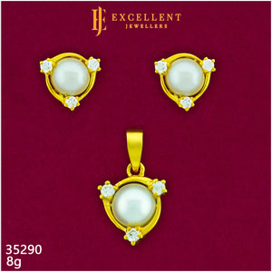 Pendant With Earring - 036