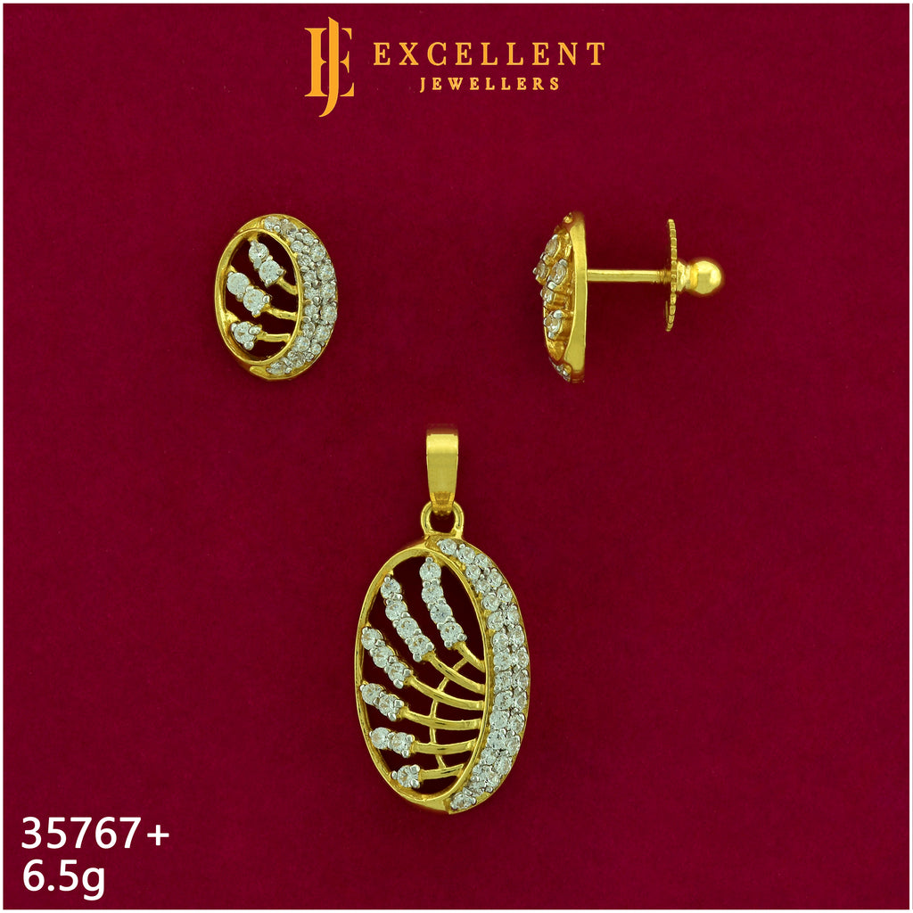 Pendant With Earring - 042