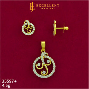 Pendant With Earring - 047