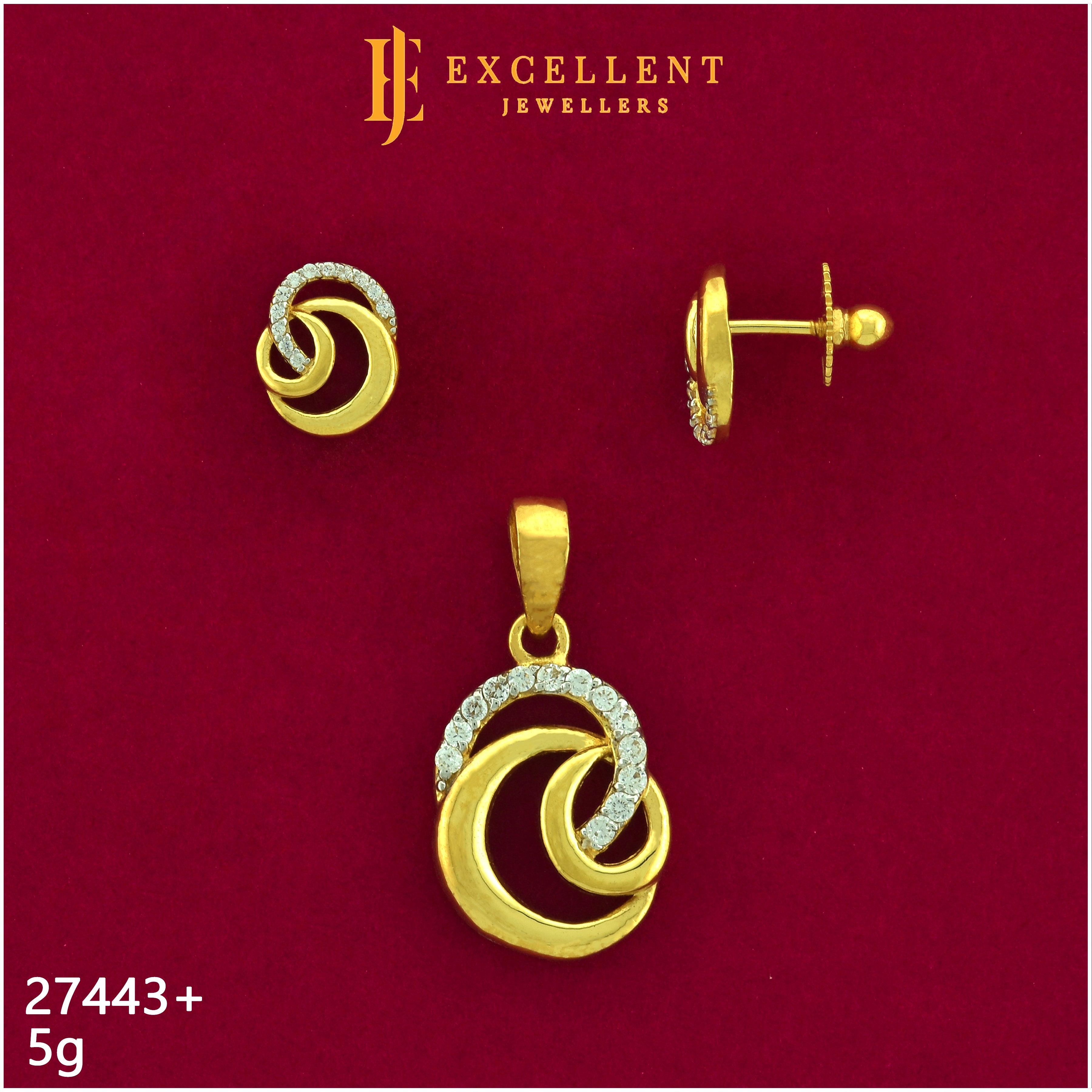 Pendant With Earring - 049