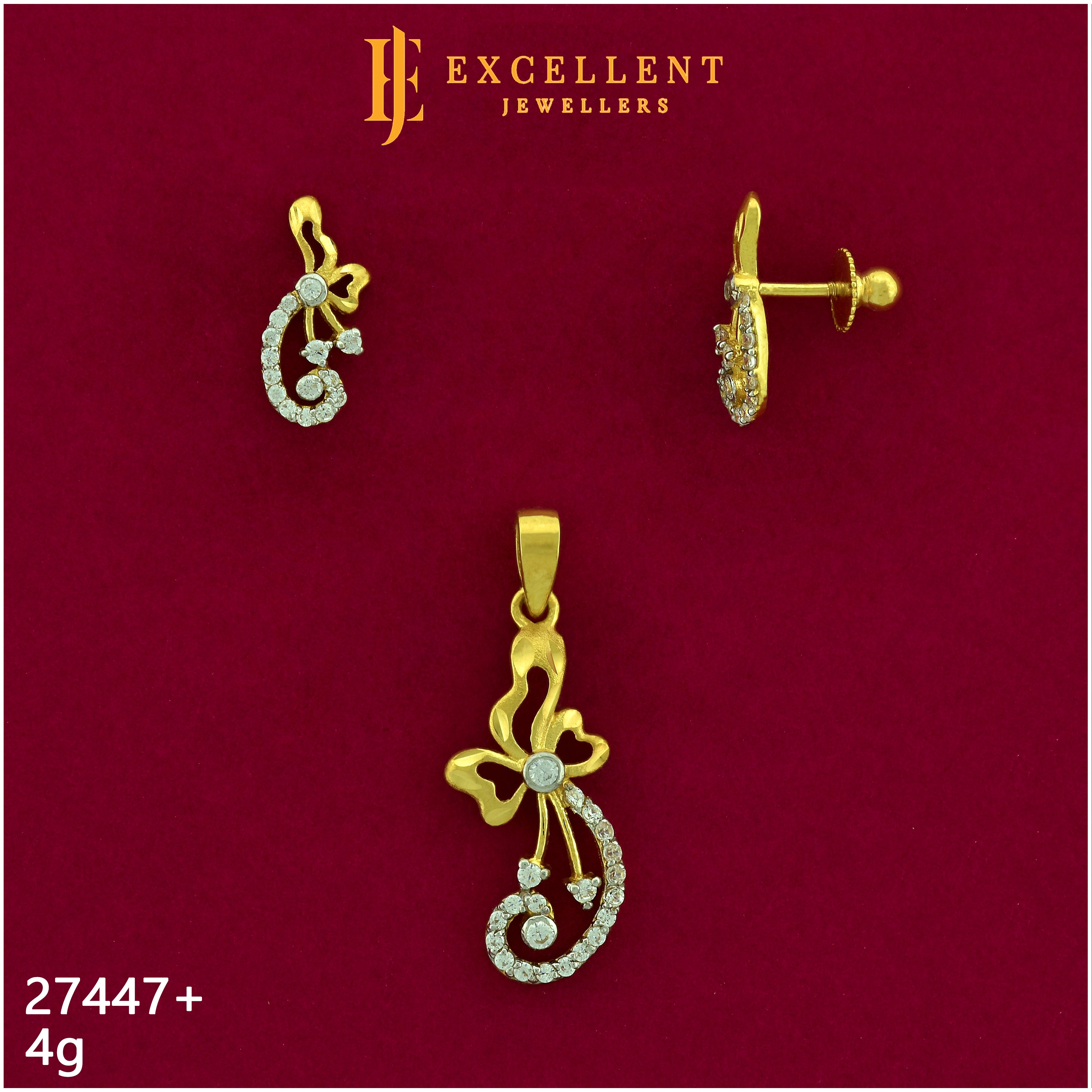 Pendant With Earring - 050