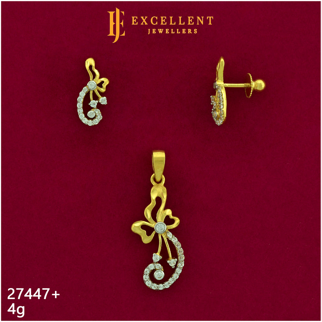 Pendant With Earring - 050