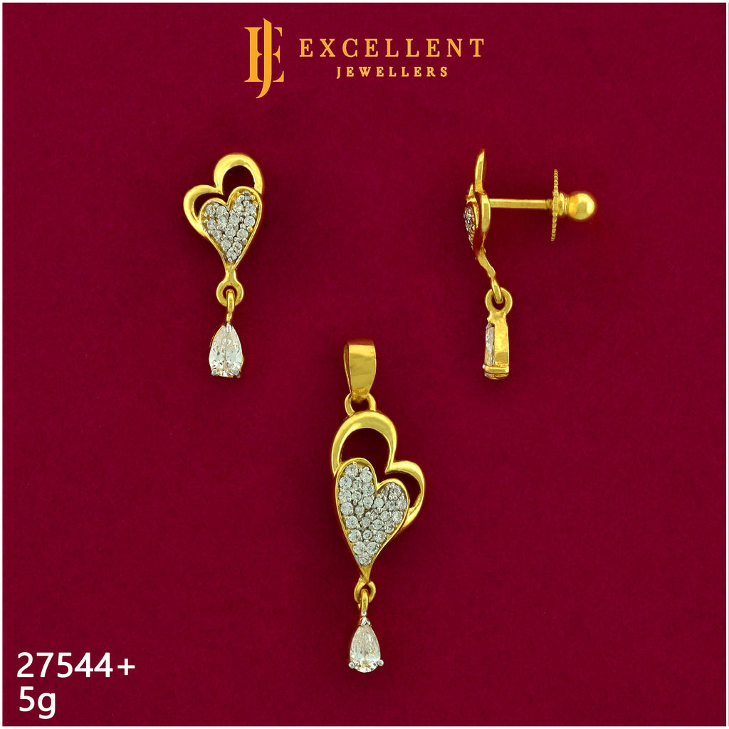 Pendant With Earring - 052