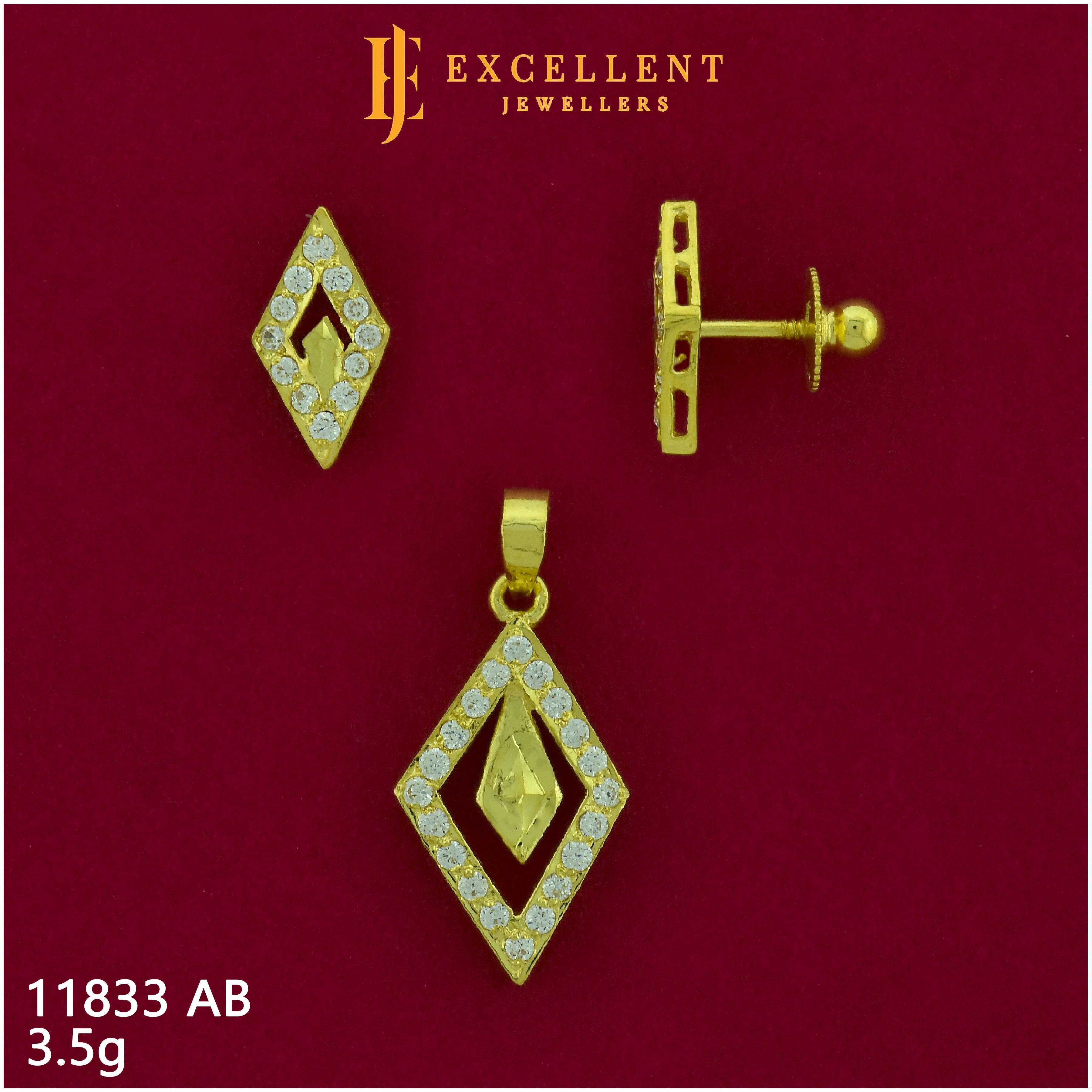 Pendant With Earring - 037